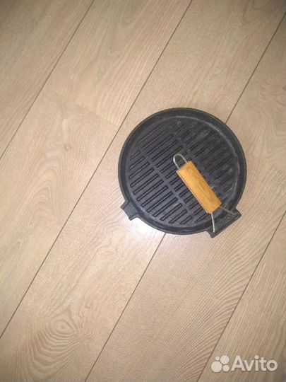 Чугунная сковорода гриль