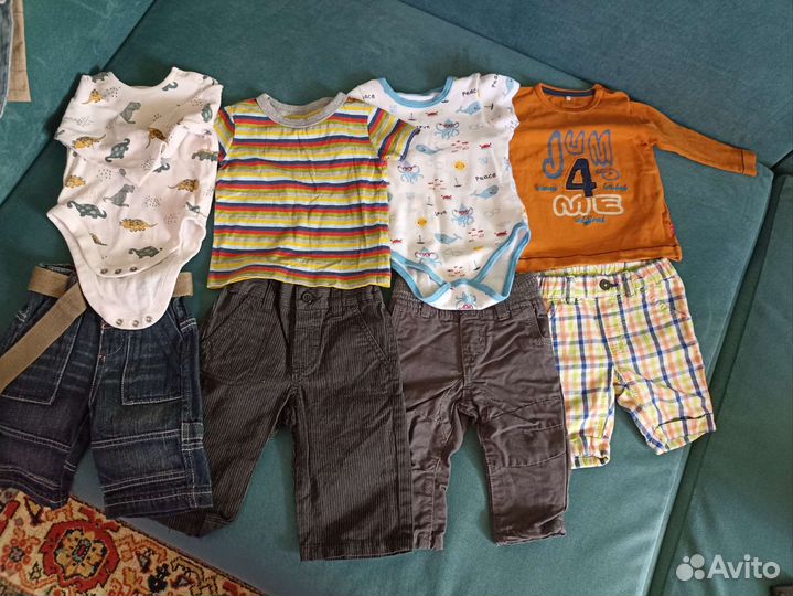 Брендовая одежда пакетом от 0 до 6 мес