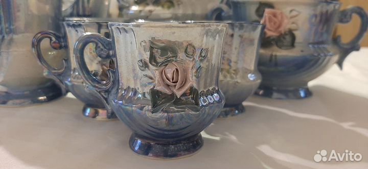 Сервиз кофейный с лепниной