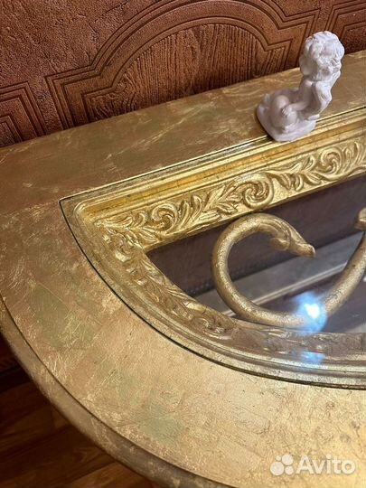 Консоль деревянная