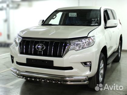 Защита бампера Акула Toyota Land Cruiser Prado