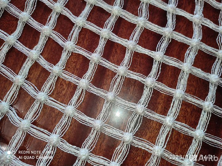 Фактурная ткань сетка отрезы 3 шт