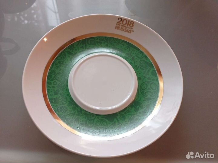 Бокал-гигант с блюдцем. Дулево