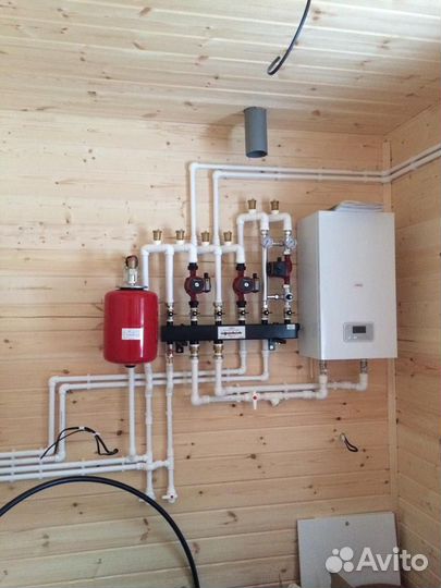 Монтаж отопление водоснабжение