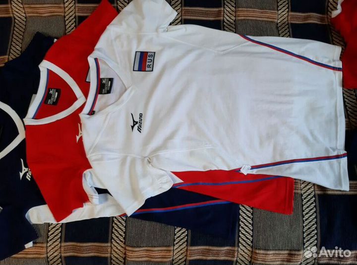 Футболки S-M-L Сб.России mizuno лыжные