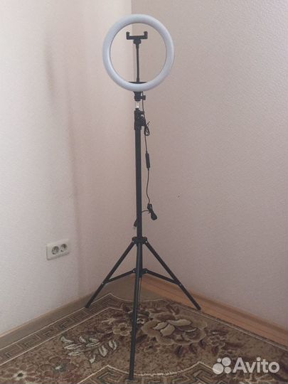 Кольцевая лампа для селфи 26см/33см