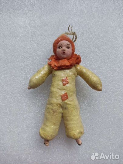 Ватные елочные игрушки СССР 30-40гг