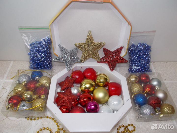 Ёлочные игрушки для маленькой ёлки