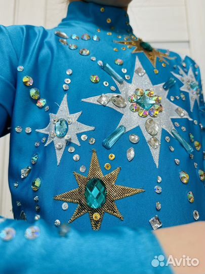 Купальник гимнастический для выступлений 140 146