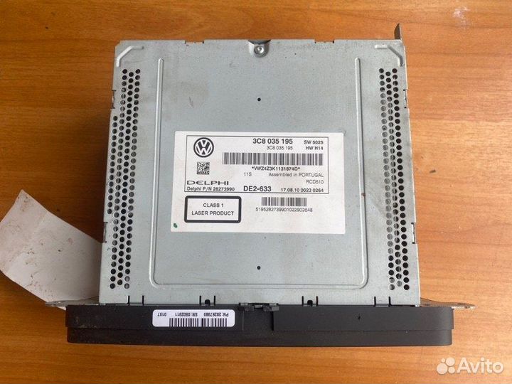 Магнитола Vw Passat B6 универсал cayc 2010