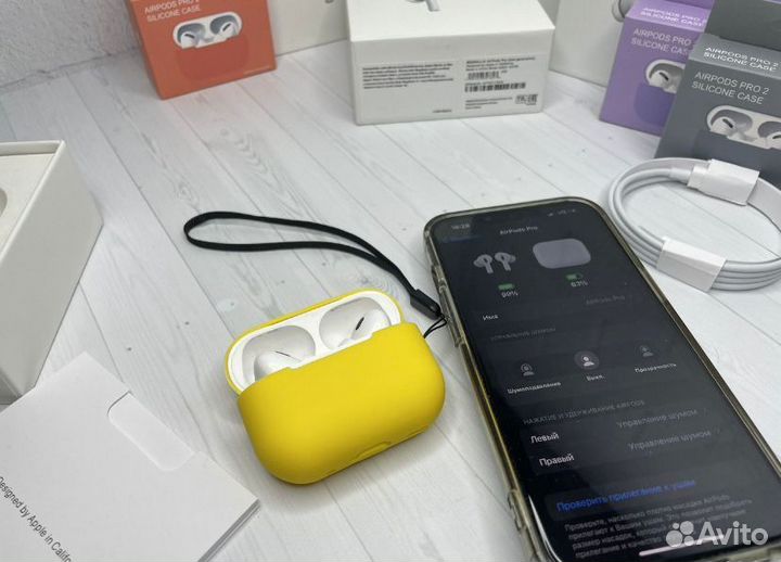 Airpods pro 2 оригинал +чехол