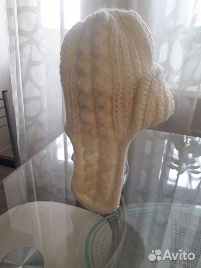 Шапка ушанка женская