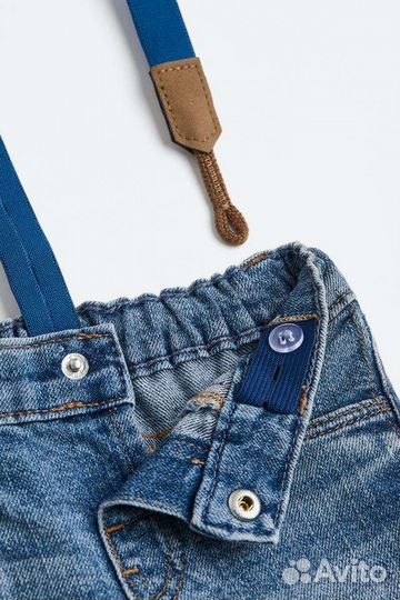 Комплект из рубашки и джинсов H&M 74