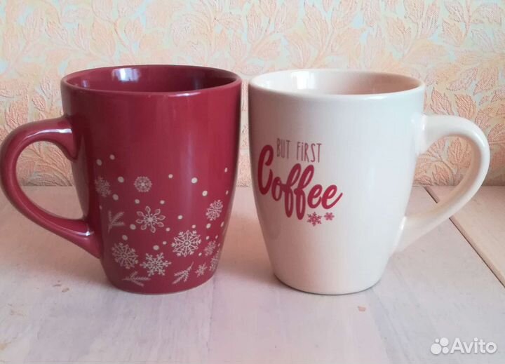 Набор из 2-х кружек, новый