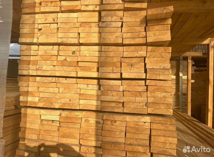 Доска обрезная 40х200х6000мм ГОСТ