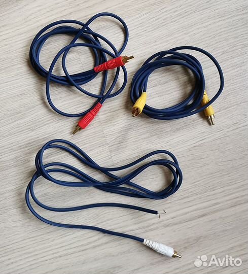 2 RCA на 2 RCA аудио кабель тюльпан