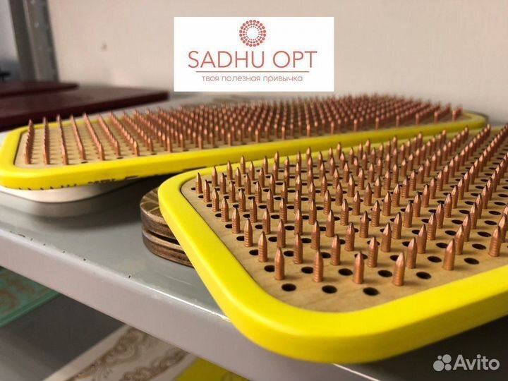 Доска садху с медными гвоздями