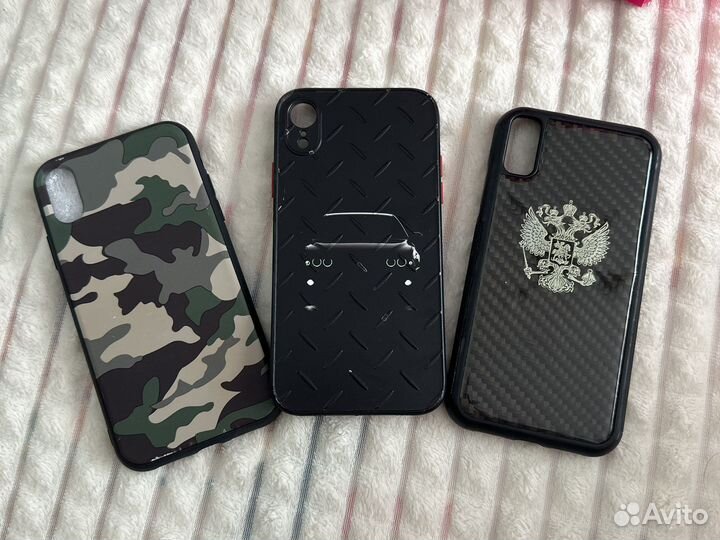 Чехол на iPhone xr + стекло антишпион