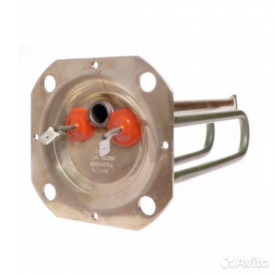 Тэн 2000W, нерж, 90, М6, клеммы под разъем, L225м