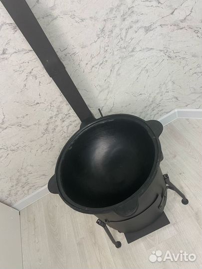 Казан 12 л+печка