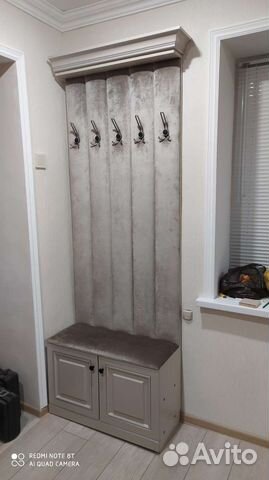 Вешалка в прихожую с обувницей