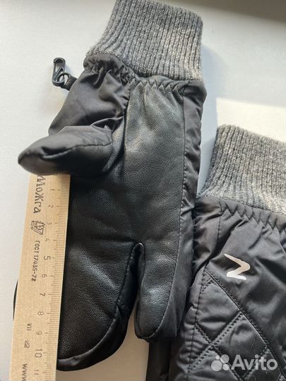 Варежки-краги-трехпалки для верховой езды