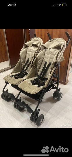 Коляска для двойни peg perego pliko mini twin