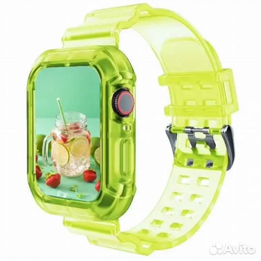 Силиконовый чехол-ремешок для Appel watch