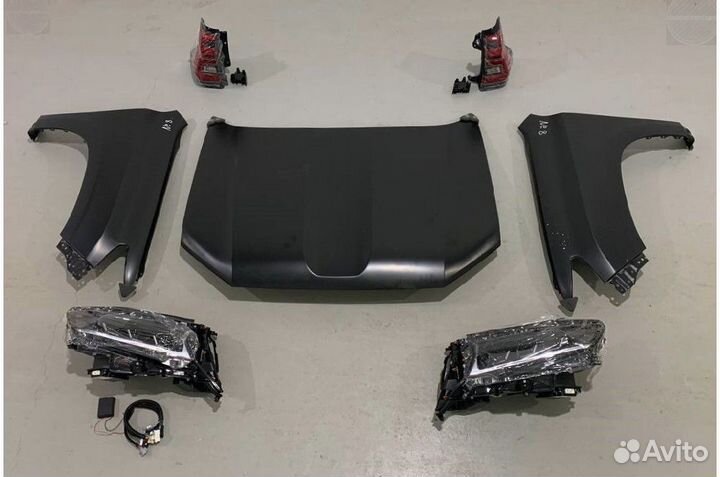 Рестайлинг + обвес elford для Toyota LC Prado 150