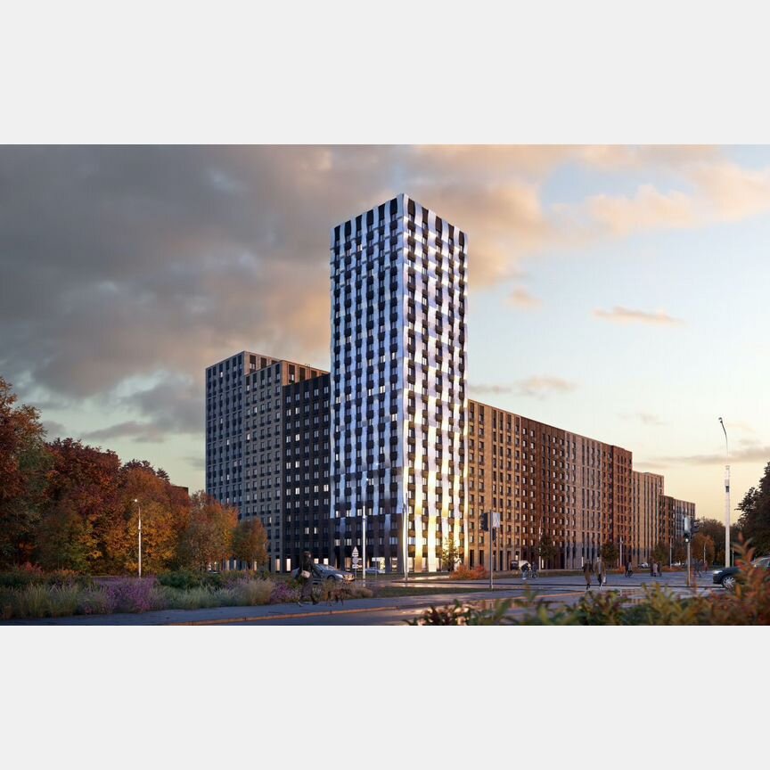 2-к. квартира, 65,1 м², 4/23 эт.