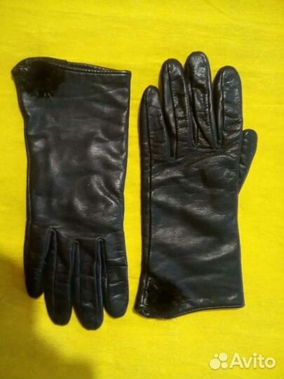 Перчатки женские кожаные Villa
