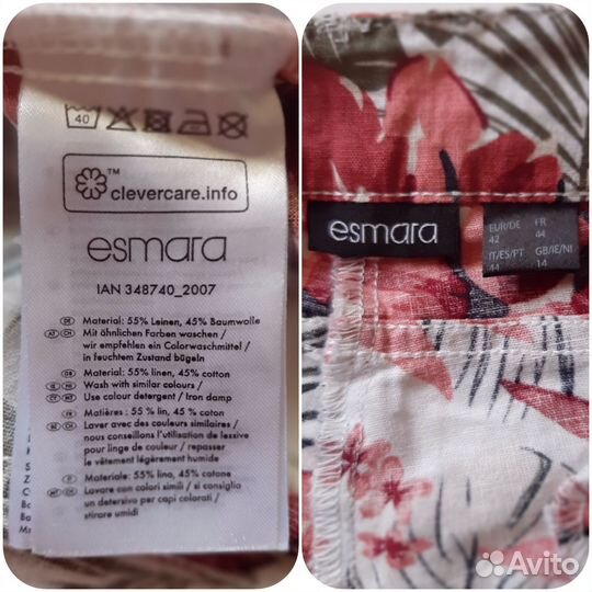 Шорты женские р-р 48, Лён, новые