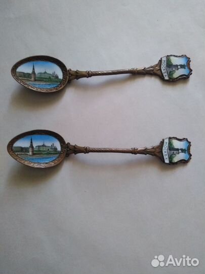 Чайная ложка Москва.Эмаль