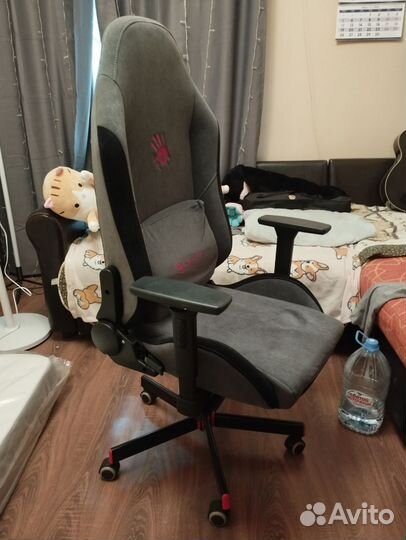 Компьютерное кресло Bloody GC-420 игровое, обивка: