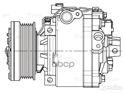 Компрессор кондиц. lcac 1162 luzar