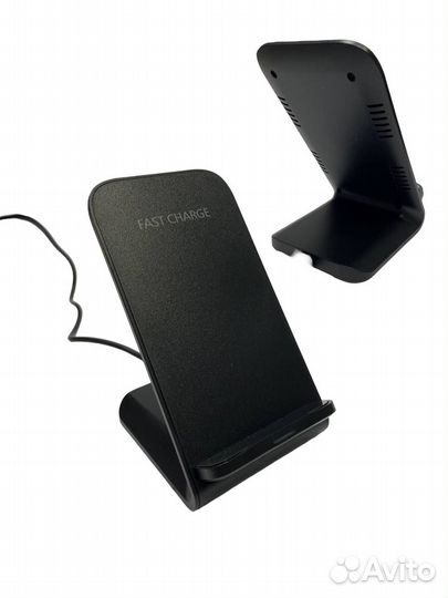 Зарядка беспроводная подставка 15w вертикальная