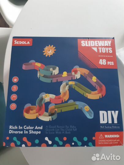 Водная горка для ванной игрушка