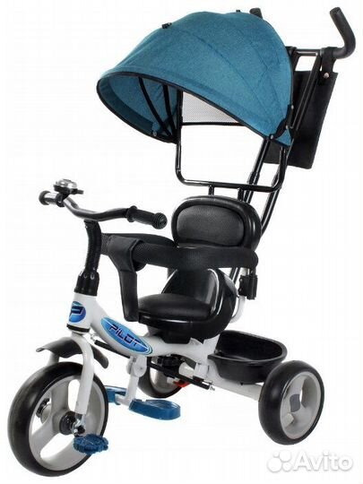 Велосипед 3-х колесный с ручкой управления рт1