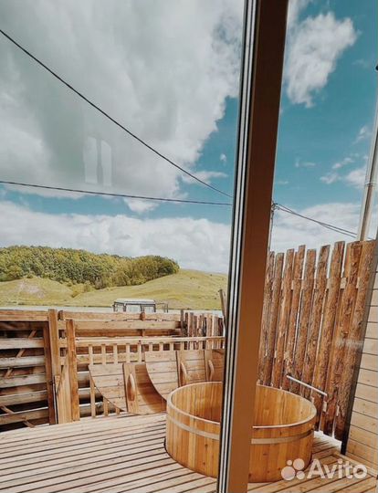 Аренда коттеджа с баней у озера