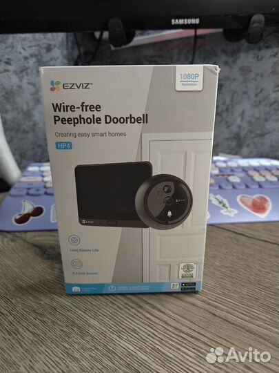 Дверной глазок ezviz hp 4