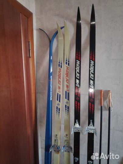 Беговые лыжи, СССР, новые, 205-210 см