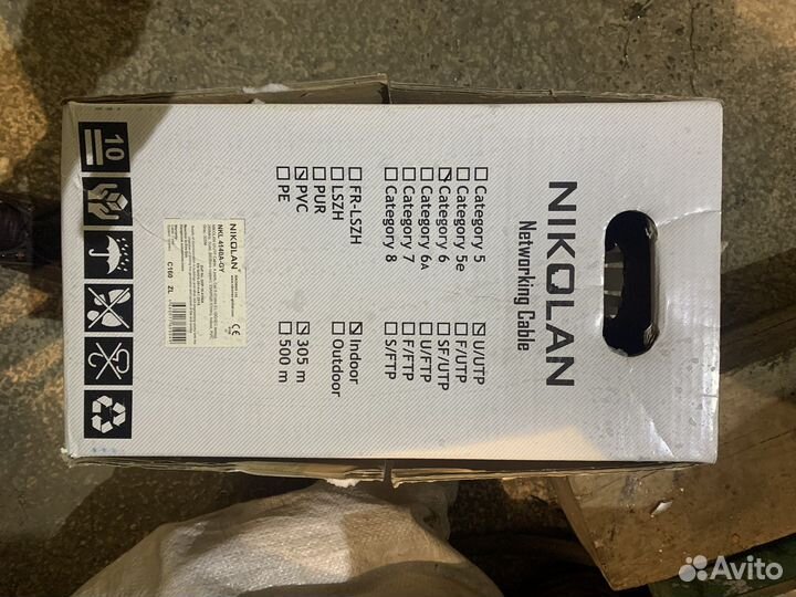 Интернет кабель витая пара 6 категории