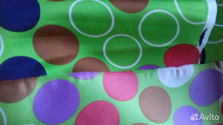 Отрез ткани - шелк (импортный) начало 80-х годов