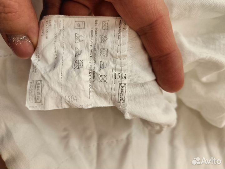 Простынь на резинке IKEA 70-160см