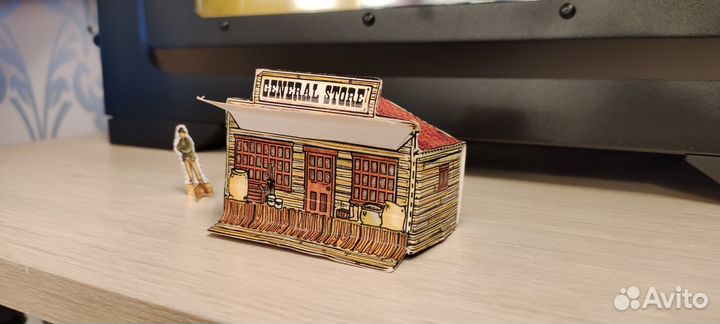 Модель домика картонная Wagon Wheels General Store