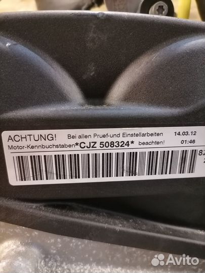 Двигатель CJZ Volkswagen Golf 7 1.2T 70 т.км