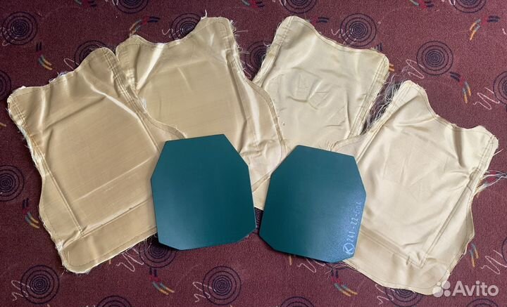 Бронеплиты с баллистическими пакетами