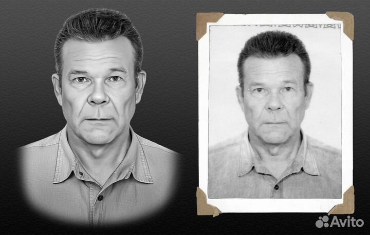 Ретушь фотографии для памятника