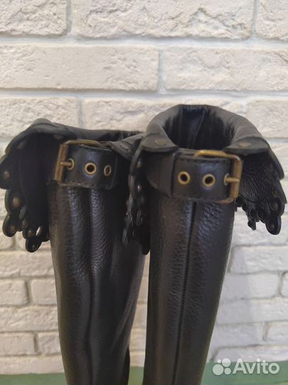 Продаю кожаные сапоги Vero Cuoio Оригинал Италия