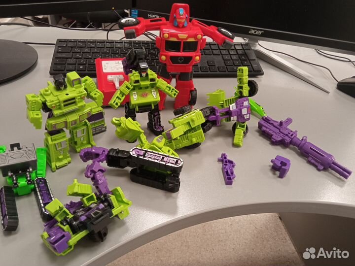 Транс боты набор + трансформер грузовик